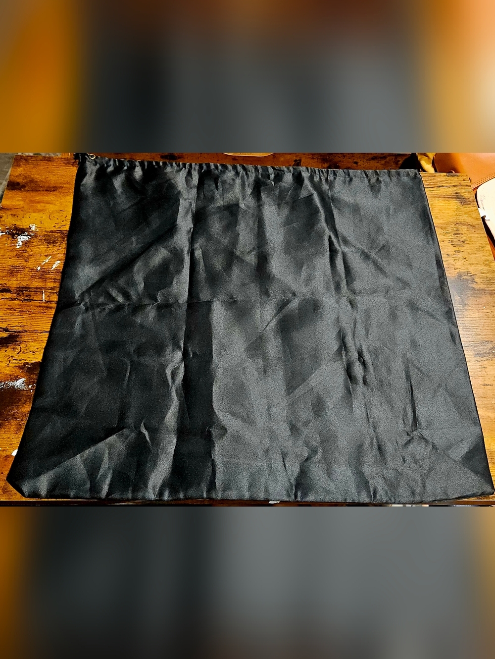 YSL XL Black Double Lined Dust Bag 19.5” Drawstring Tote Storage - Picture 3 of 9